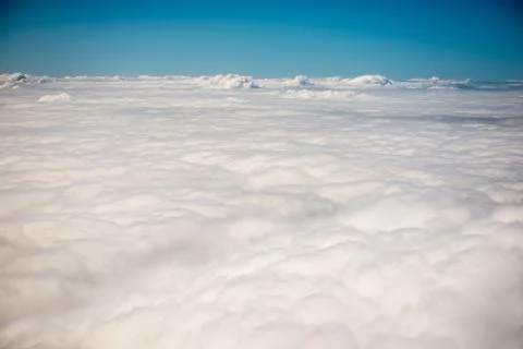 View above clouds Foto stock