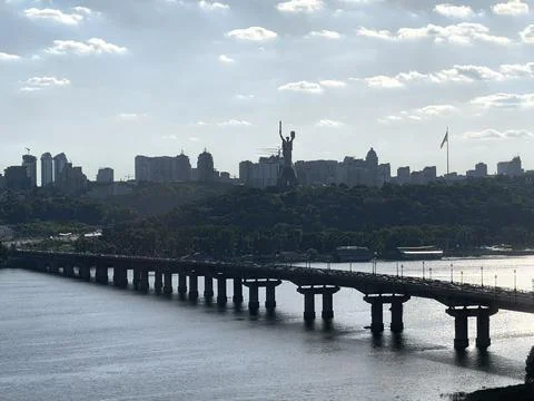 View from above of Kyiv Stock Photos
