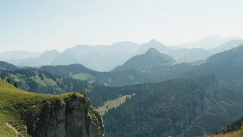 View above mountains Stock Footage 318792787