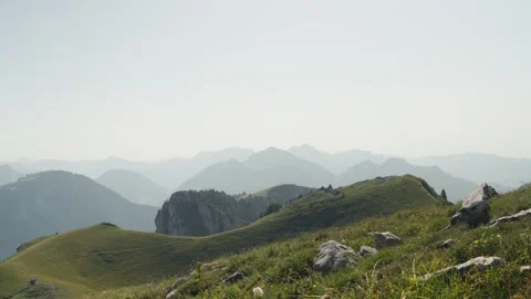 View above mountains Stock Footage 318792804