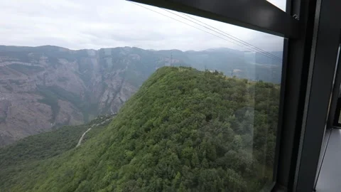 View from above or from the cable car 4 Video stock 333136239