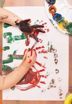 View from above. Stock Photos