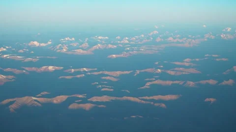 View from the above a plane Stock Footage 287576070