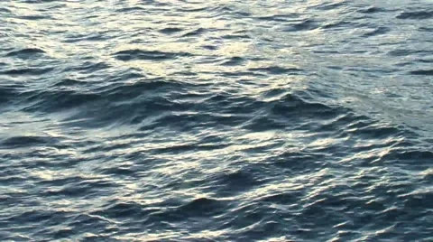 View from above to the surface of the ocean Stock Footage 41348364