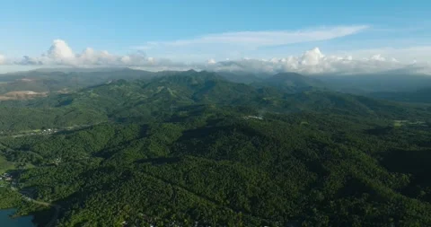 View from above of Tropical Island. Stock Footage 244699032