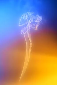 View of abstract smoke Stock Photos