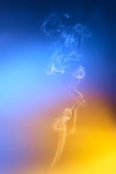 View of abstract smoke Stock Photos