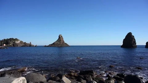 View of Acitrezza Stock Footage 85026322