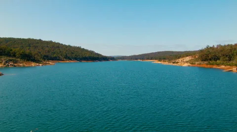 View Across Lake C.Y. O'Connor in Western Australia Stock Footage 50991784