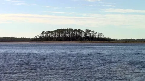 View Across A River Stock Footage 144952508