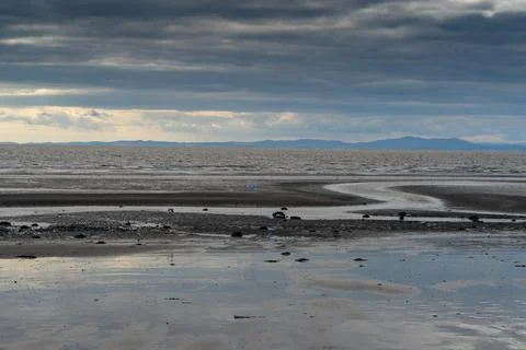View across the Solway Stock Photos