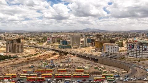 View of Addis Ababa Stock Photos