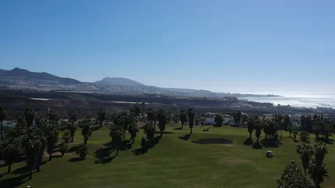 View of the Adeje Golf, Tenerife Video stock 88190890