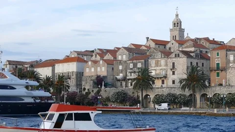 View Of The  Adriatic Old Town Stock Footage 81627110