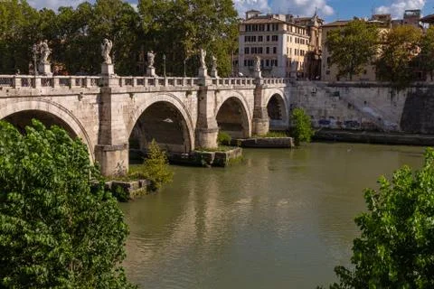 View of the Aelian Bridge Stock Photos