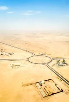 View from the aeroplane's window Foto stock
