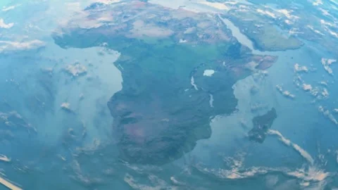 View of African continent Stock Footage 172426832