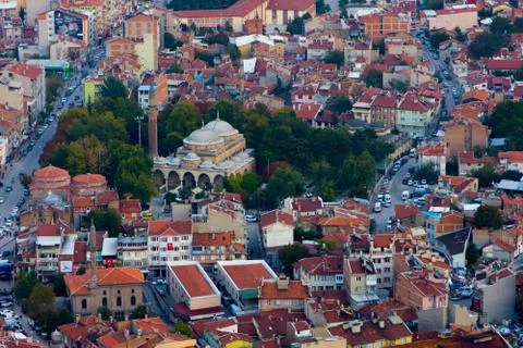 View from the Afyon castle Stock Photos