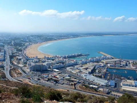 View of Agadir 스톡 사진