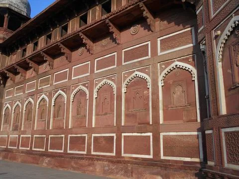 View of Agra fort Stock Photos