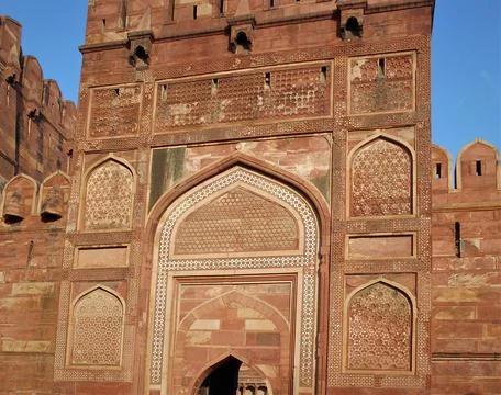 View of Agra fort Stock Photos