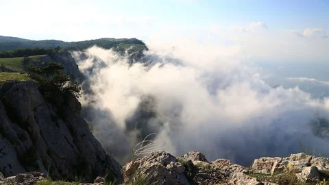 View from Ai-Petri mountain Stock Footage 74516683