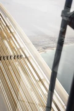 View from the Ain Eye Ferris wheel in Dubai - United Arab Emirates - Travel.. Stock Photos