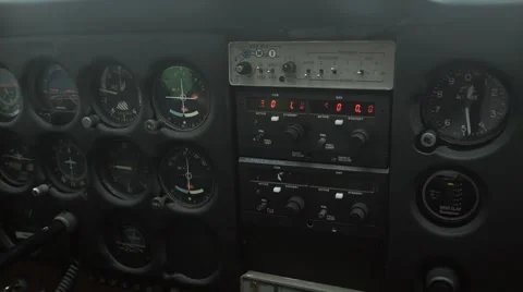 View from aircraft cabin Stock Footage 60958320