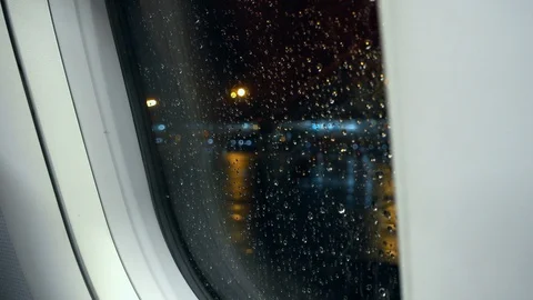 View of aircraft window Stock Footage 99361613