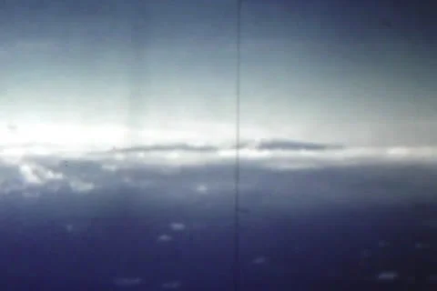 A view from an  airPlane Stock Footage 24671883