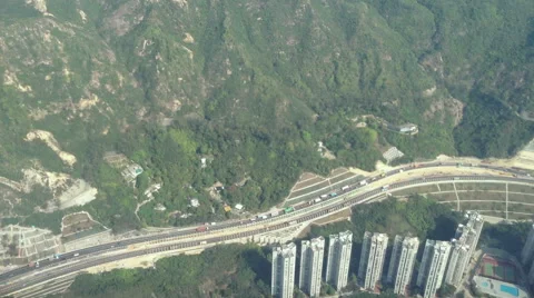 View from the airplane Stock Footage 48984043