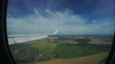 View from airplane Vídeos de archivo 63141393