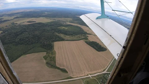 The view from an airplane Vidéo 115658231