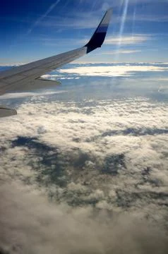 View from airplane Stock Photos