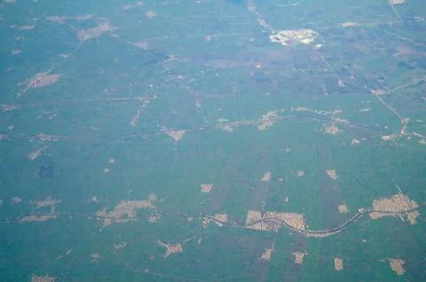 View of the  airplane. Stock Photos