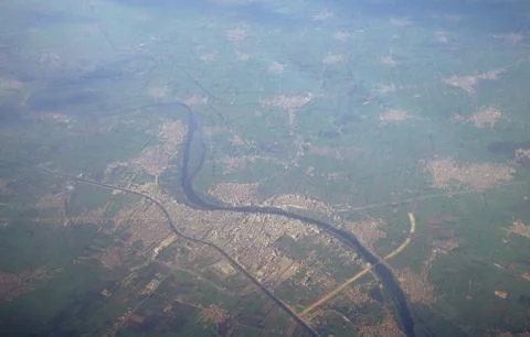 View of the  airplane. Stock Photos