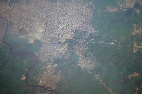 View of the  airplane. Stock Photos