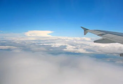 View from airplane Stock Photos