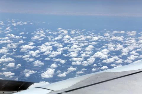 View from airplane Stock Photos