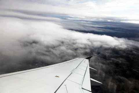 View from airplane Stock Photos