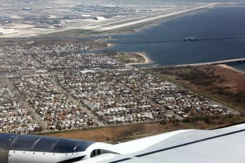 View from airplane Stock Photos