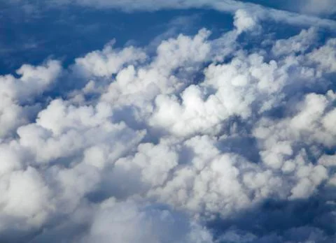 View from an airplane Stock Photos
