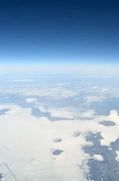 View from airplane Stock Photos