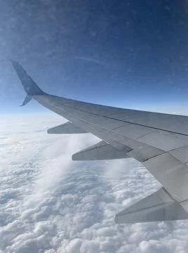 View from an airplane Stock Photos