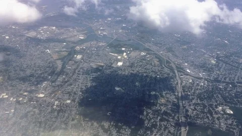 View From Airplane Window Video stock 80128704