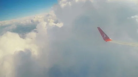 View from Airplane Window Stock-Footage 120356030