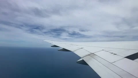  View from the airplane window Stock-Footage 154615128
