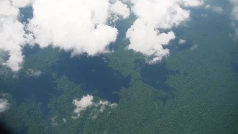 View From Airplane Window Video stock 167883039