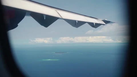View From Airplane Window Video stock 167888413