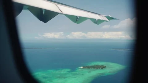 View From Airplane Window Video stock 167889433